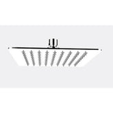 Wenko Automatic Cleaning Rain Shower 25 x 17cm - Chrome/ White